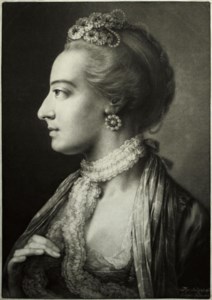 A Fashionable Lady, in profile to the left, from Life-sized Heads , second series