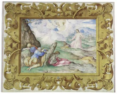 THE AGONY IN THE GARDEN, IN A DECORATIVE FRAME