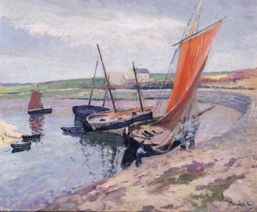 Bateaux au bord de la mer