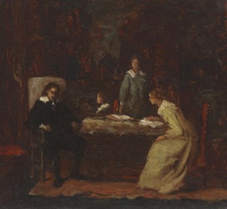 Sketch for 'Milton Dictating Paradise Lost to his Daughters'