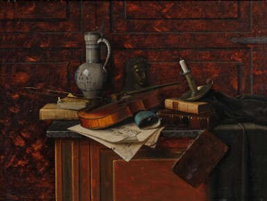 Still Life with Dutch Jar and Bust of Dante