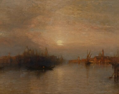 Moonrise in the Early Evening, Venice