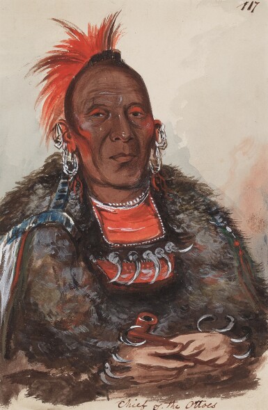Wah-ro-née-sah, The Surrounder, Chief of the Tribe