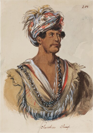 Tuch-ee, A Celebrated War Chief of the Cherokees