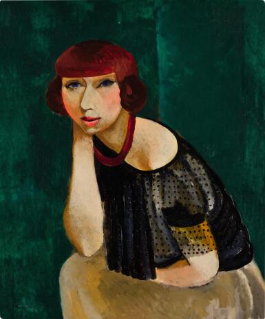 Portrait de la soeur de Mme Renée Kisling 