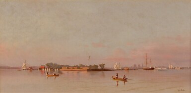 Bedloe's Island, New York Harbor, Looking North
