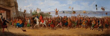 Peter Stuyvesant's Army Entering New Amsterdam