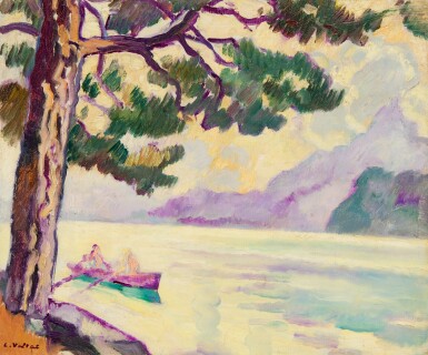 Barque sur le lac