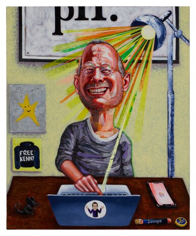 Portrait of Kenny Schachter