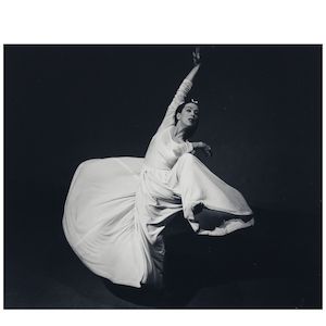 Barbara Morgan (1900-1992); 'Martha Graham - Letter to the World (Swirl)';