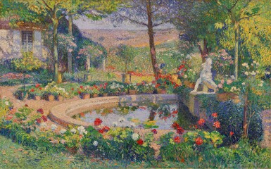 Le Bassin principal du parc de Marquayrol à Labastide-du-Vert