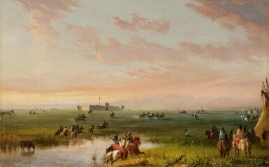 Fort Laramie, Indian Girls Racing