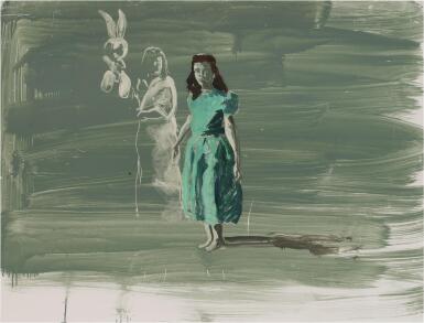 Study for Girl with Green Dress