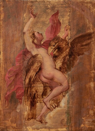 Sir Peter Paul Rubens, The Abduction of Ganymede 《強擄蓋尼米德》