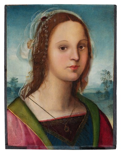 Portrait of a Lady with a Pearl Headdress