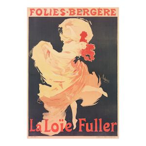 Jules Chéret (1836-1932); Folies-Bergère/La Loïe Fuller;