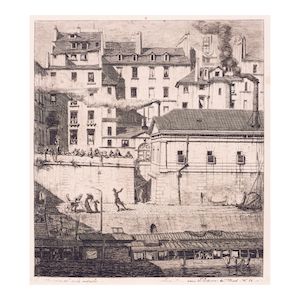 Charles Meryon (1821-1868); La Morgue;