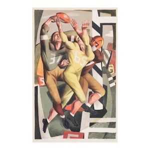 Benton Spruance (1904-1967); Forward Pass;