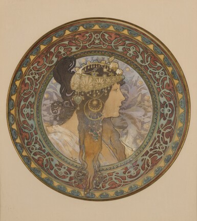 Tête Byzantine, Brunette