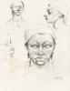 JR. (1920 - 2009) Untitled (Portrait Study)