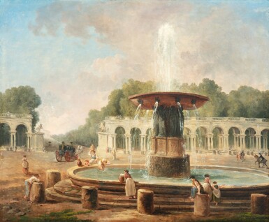 Project for the Place de la Concorde and for the Arc de Triomphe, looking towards the Champs-Elysées | Projet pour l'aménagement de la Place de la Concorde et l'édification de l'arc de Triomphe avec vue sur les Champs-Elysées