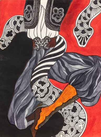 Woman with snake, circa 1970