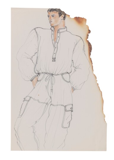 Sketch of a man, circa 1978