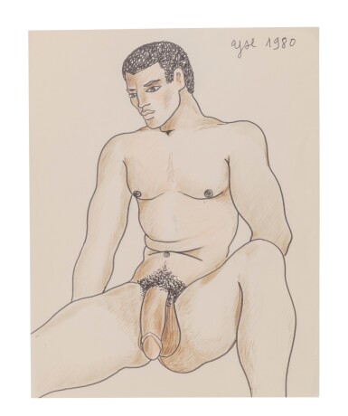 Male nude, 1980