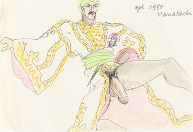 Nude with turban, 1980