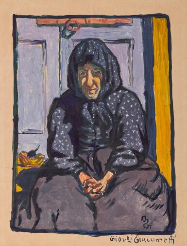 Sitzende Alte Frau (La Vecchia)