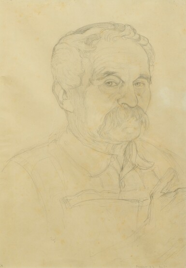 Étude pour le portrait du Professor César Roux
