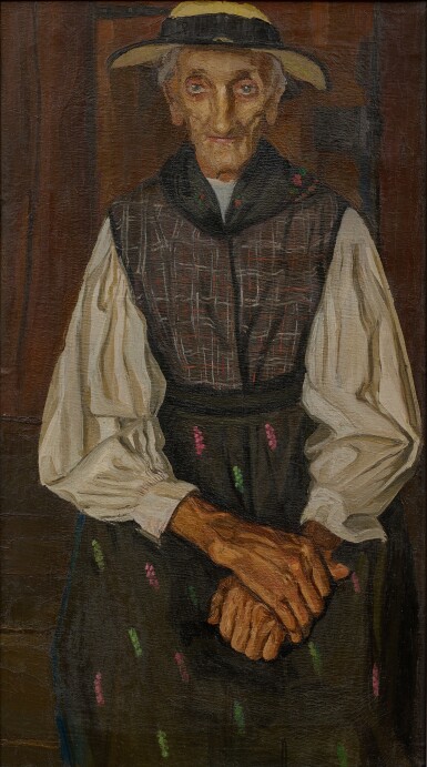 Vieille femme assise