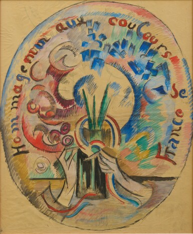 Hommage ému aux couleurs de France