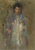 Untitled (Figure in a Blue Cloak)