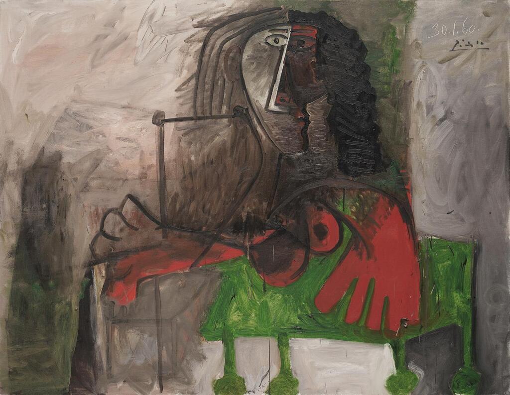 Pablo Picasso, Nu assis