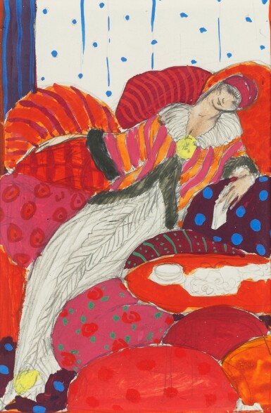 Femme au sofa
