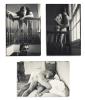 A series of 3 intimate photographs of Ted Starkowski and Chuck Howard