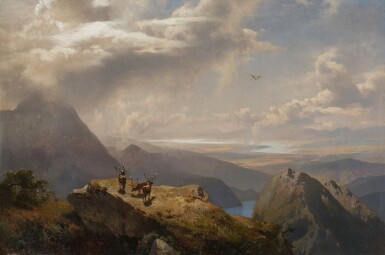 Extensive Vista With Elk