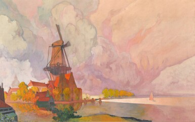 Landscape with Windmill