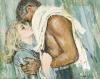 Embrace in the rain