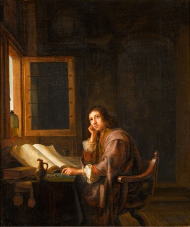 A scholar in his study