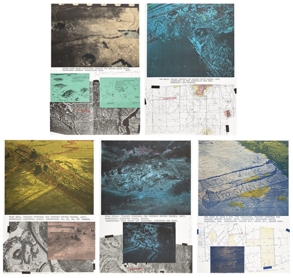 Ground Based Shape Collections; Tar Wells; Tank Skid; Star Field - Western United States; and Two Ways to Skin a Cat