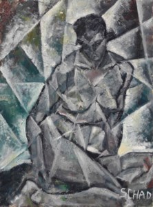 Femme accroupie