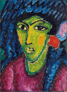 Alexej von Jawlensky, Blauer Shawl