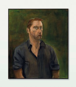 Albert Oehlen, Selbstporträt mit Offenem Mund (Self-Portrait with Open Mouth)