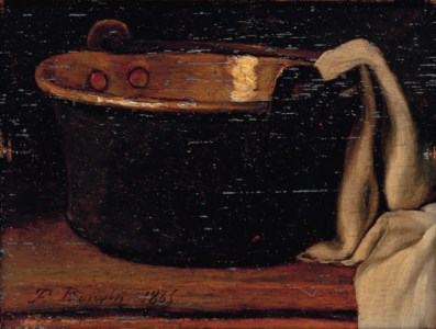 La bassine de cuivre jaune