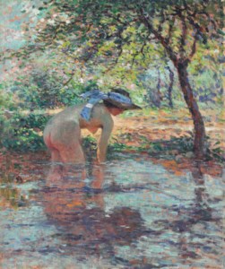 Baigneuse au chapeau
