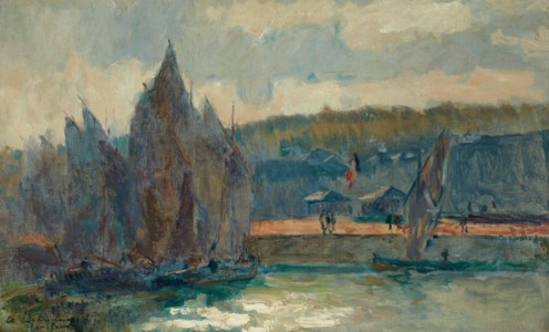 Honfleur, barques de pêche