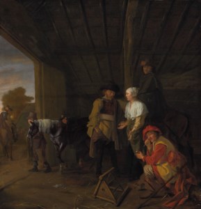 Paying the hostess