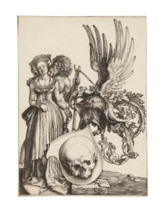 Albrecht Dürer, Coat of Arms with a Skull (B. 101; M., Holl. 98; S.M.S. 37)